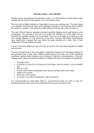 According to experts, your place in line just may predict who you're destined to be as parent. Varying Family Law Orders Despite Having Pre