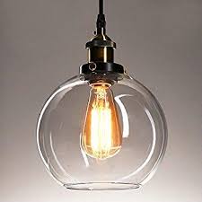 Make an impactful addition with gorgeous ceiling lights from our latest lighting collection. Glass Pendant Light Lantu Creative Vintage Industrial Metal Finish Clear Glass Ball Glass Pendant Ceiling Light Glass Ceiling Pendant Vintage Pendant Lighting
