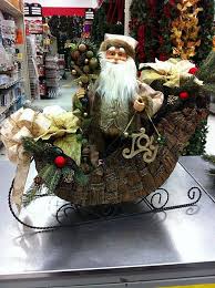 Santa Sleigh Centerpiece Christmas Sleigh Decorations Christmas Floral Arrangements Christmas Sleigh