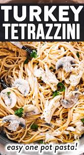 Relax Your Dinner Prep With This Easy 30 Minute Stovetop Turkey Tetrazzini Recipe It S Quick To Easy One Pot Pasta Recipe Turkey Tetrazzini Leftovers Recipes