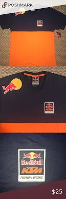 Red Bull Ktm Factory Racing T Shirt In 2020 Red Bull Ktm Racing Shirts Shirts