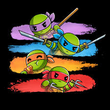 Colorful Teenage Mutant Ninja Turtles – TeeTurtle