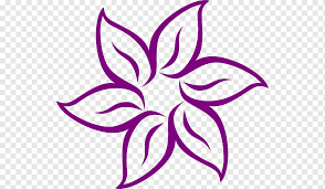 Black and white cartoon pictures of flowers. Flower Black And White A Cartoon Flower Purple White Leaf Png Pngwing