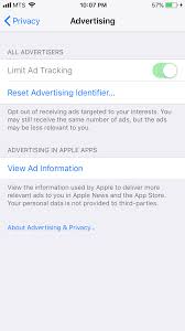 Why Is Limit Ad Tracking Greyed But On Apple Community