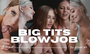 BIG TITS BLOWJOB COMPILATION | by private jet