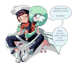 brendan (pokemon), gardevoir, creatures (company), game freak, nintendo,  pokemon, pokemon oras, 1boy, 1girl, gen 3 pokemon, handjob, hetero,  interspecies, pokemon (creature), yandere - Image View - | Gelbooru - Free  Anime and Hentai Gallery