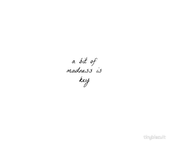 A Bit Of Madness Is Key La La Land Tapestry By Tinybiscuit Selfie Quotes Bio Quotes Short Quote Tattoos