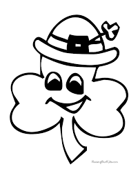 It must be his four leaf clover! Shamrock Coloring Pages For Kids Coloring Home