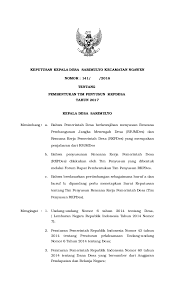 Kemudian, untuk contoh sk tim penyusun rpjmdes 2020 bisa anda download melalui link yang sudah saya sediakan berikut ( ini). Doc Sk Kades Pembentukan Tim Penyusun Rkpdes Achmad Choirun Academia Edu