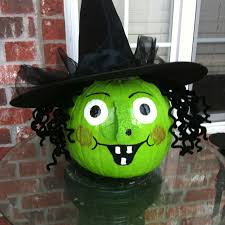 Halloween Witch Pumpkin Halloween Pumpkin Crafts Halloween Pumpkins Painted Halloween Crafts