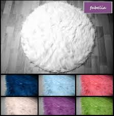 Insun einfarbig shaggy teppich hochflor langflor runden teppiche modern für wohnzimmer schlafzimmer rosa 160cm durchmesser. Fabelia Flokati Stil Hochflor Shaggy Teppich Ameiny Colours Rund