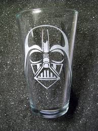 Star Wars Darth Vader Jedi Sith Etched Pint Glass Beer Glass Etsy In 2020 Pint Of Beer Glass Engraving Etching