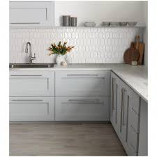 Marazzi Luxecraft 11 In X 12 In X 6 35mm White Ceramic Picket Mosaic Wall Tile 0 73 Sq Ft Piece Lc1525pickhd1p2 The Home Depot In 2020 Kitchen Remodel Kitchen Design Modern Kitchen