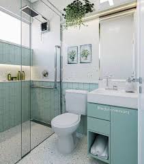 Granilite E Muuuuito Verde Menta Amei A Composicao De Materiais Arquiteturaz Autori Banheiro Verde Banheiro Granilite