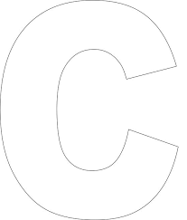 Letter font color is in black. Free Printable Alphabet Template Upper Case