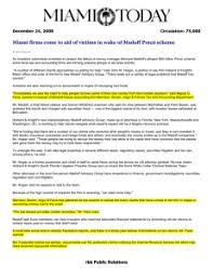 The bank had two funds with $2.1 billion (1.5 billion euros) invested with madoff. Form T 2 Madoff Victim Fund