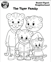 Plus, it's an easy way to celebrate each season or special holidays. Pbs Kids Wherever You Move Where You Go As Long As You Re With Your Family You Re Home Celebrate Home And Family With This Coloring Page From Daniel Tiger S Neighborhood As You