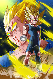 Dragon Ball Super Z Poster Majin Vegeta 12in X 18in Free And Fast Shipping Anime Dragon Ball Super Dragon Ball Art Anime Dragon Ball
