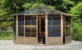 Resists most types of weather; Buy Gazebo Penguin 41212 4 Season Solarium 12 By 12 Feet In Cheap Price On Alibaba Com