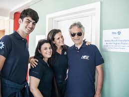 He met his first wife enrica cenzatti while performing in bars around pisa, where he was studying. Virginia Project Andrea Bocelli Foundation
