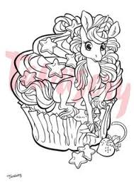 Cupcake Loving Unicorn 8 5x11 Printable Coloring By Tamisery Cupcake Coloring Pages Unicorn Coloring Pages Coloring Pages