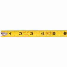 Tape measure with fractions 1/32. Keson 12 Ft Steel Sae Tape Measure Black Chrome 22n860 Pg1812 Grainger