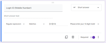 Operator and region of a phone number. How To Validate A Phone Number In Goole Form 0 9 10 Is Not Working Google Docs Editors Community