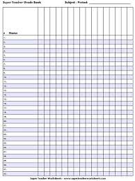 Printable Gradebook Teacher Grade Book Grade Book Template Teacher Printable