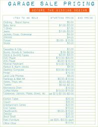 How To Host The Perfect Garage Sale Printable Set Garage