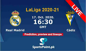 More sources available in alternative players box below. Real Madrid Vs Cadiz Live Streaming Info And Preview Laliga Sportspoint Pk