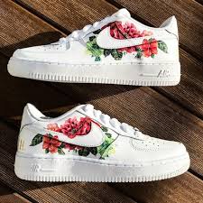 Custom Air Force 1 ''flowers'' | Etsy | Aesthetic shoes, Hype shoes, Outfit  shoes