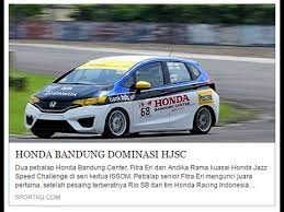 Dua Pebalap Honda Bandung Center Kuasai Hjsc Youtube
