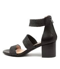 Jennalea df black e sandals womens shoes casual heeled sandals. Diana Ferrari Riveria Df Black Sandals Womens Shoes Dress Heeled Sandals Fabtastic