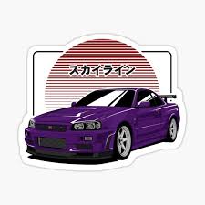 We hope you enjoy our growing collection of hd images to use as a background or home screen for your smartphone or computer. Sticker Nissan Skyline Gtr R34 Redbubble
