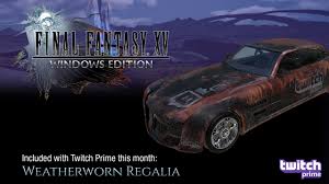 It's time to take the journey and be at the centre of the ultimate fantasy adventure, now in ultimate quality. Twitch Prime Members Get The Weatherworn Regalia Bundle In Final Fantasy Xv Windows Edition Twitch Blog
