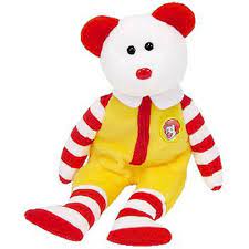 Ty Beanie Baby Ronald Mcdonald The Bear 8 5 Inch Mint Plushcollector Com