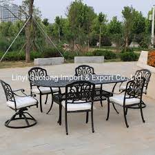 Save on home furniture for all rooms in your home. 7 Piece Metal Patio Conversation Dining Tables Chairs Outdoor Bistro Garden Furniture Set China Outdoor Dining Set Bistro Table Chairs Made In China Com