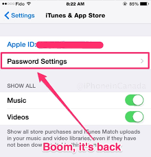 How To Fix Ios 8 3 Missing App Store Password Settings Iphone In Canada Blog
