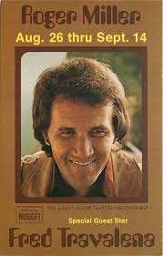 Postcard Roger Miller & Fred Travalena at John Ascuaga's Nugget, Reno,  Nevada