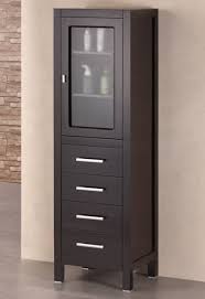 65 Inch Contemporary Linen Cabinet Espresso Finish Linen Cabinet Linen Storage Cabinet Modern Linens