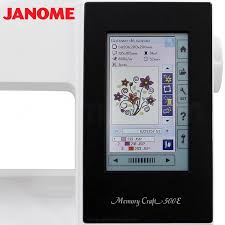 Maybe you would like to learn more about one of these? Computerized Embroidery Machine Set With Embroidery Design Software Janome Artistic Digitizer Janome Memory Craft 500e Artistic