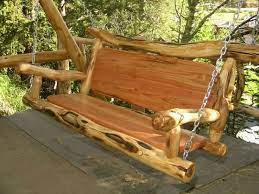 Build Your Own Rustic Wooden Swing Chair Your Projects Obn Rustic Porch Swing Porch Swing Rustic Furniture Design