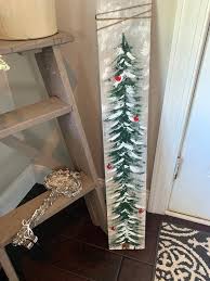 Maybe you would like to learn more about one of these? Hand Painted Christmas Tree On Pallet Wood W White Wash Stain Etsy