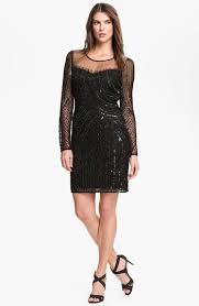 Pisarro Nights Beaded Illusion Yoke Cocktail Dress Dresses Cheap Cocktail Dresses Cocktail Dress