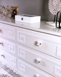 Greek Key Double Kit For Ikea Malm 6 Drawer Long Dresser Ikea Malm Dresser Ikea Malm Ikea Overlays