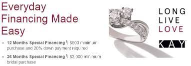 12 months special financing 1: Kay Jewelers Credit Card Review Before Applying Creditcardapr Org