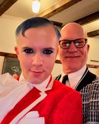 Seeing RED for the gorgeous, loving and perfectly raucous Thom Browne  family dinner at Commerce Inn co-hosted by @coleescola. Full look is a way  of life in the wonderful world of TB,