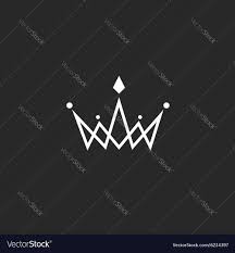 Black And White Crown Logo Crown Logo Monogram Mockup Black And White Royal Vector Image On Vectorstock Monogram Logo Crown Logo Geometric Logo