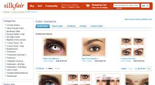 access colorcontacts silkfair com 5 colored contacts non