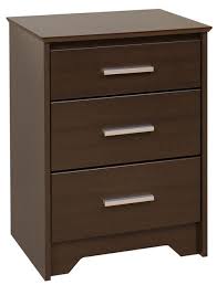 28 Tall 125 99 Espresso Coal Harbor 3 Drawer Tall Nightstand Ech 2027 By Prepac By Prepac Bizchair Com Prepac Furniture Tall Nightstands Prepac